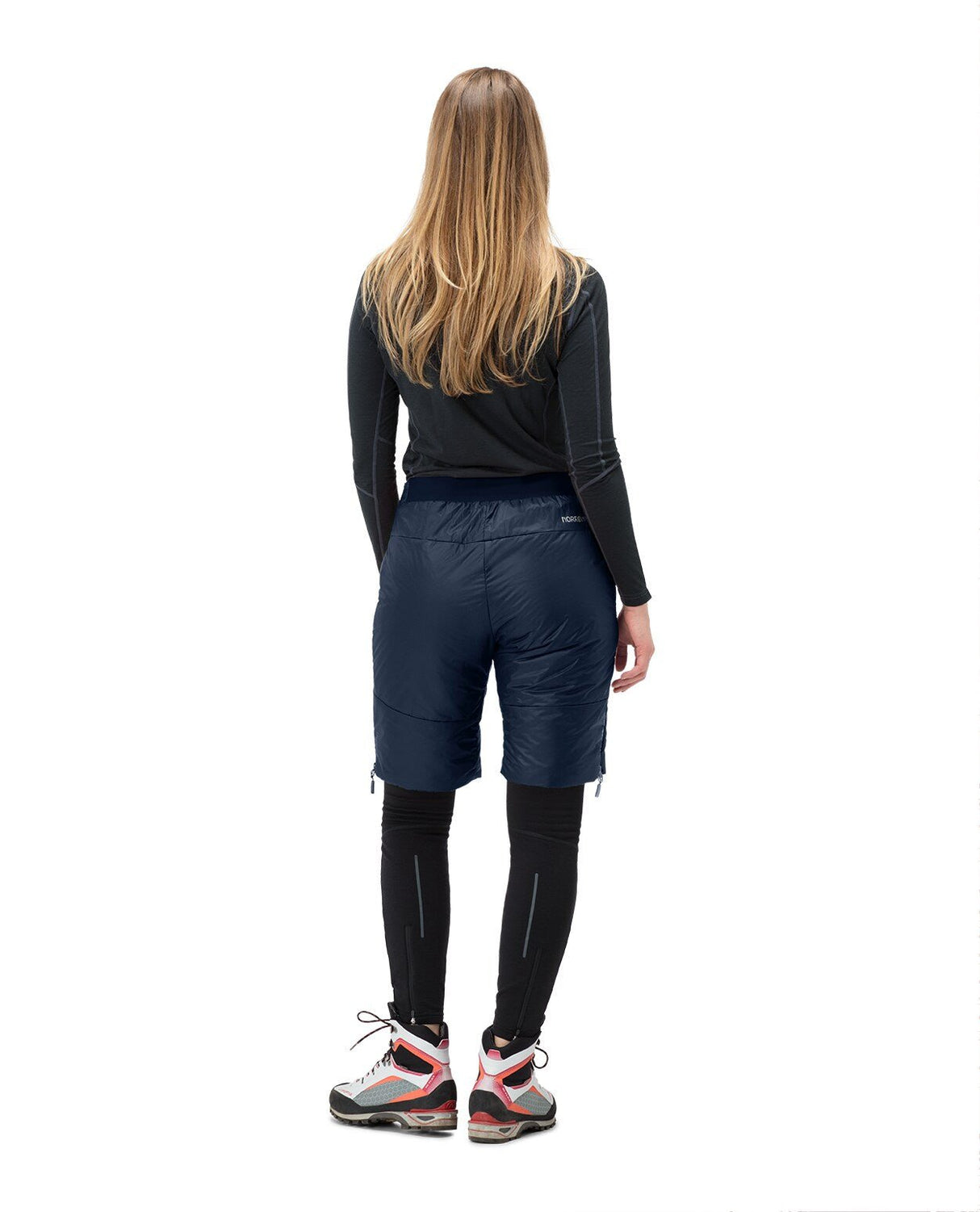 Norröna women falketind thermo40 shorts - Indigo Night Blue - Mellanlager - Alpingaraget