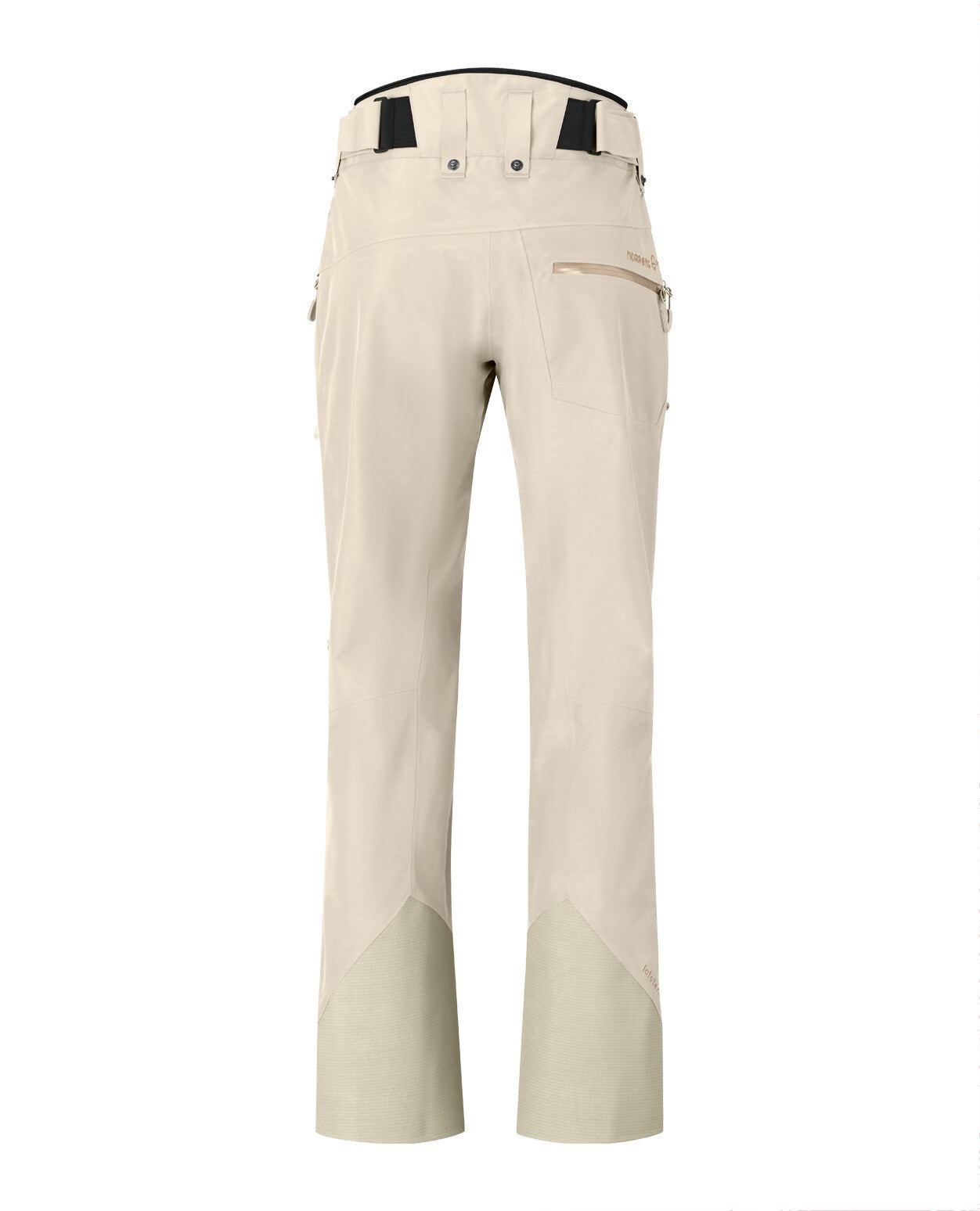 Norröna Women Lofoten Gore-Tex Insulated Pants - Oatmeal - Alpingaraget