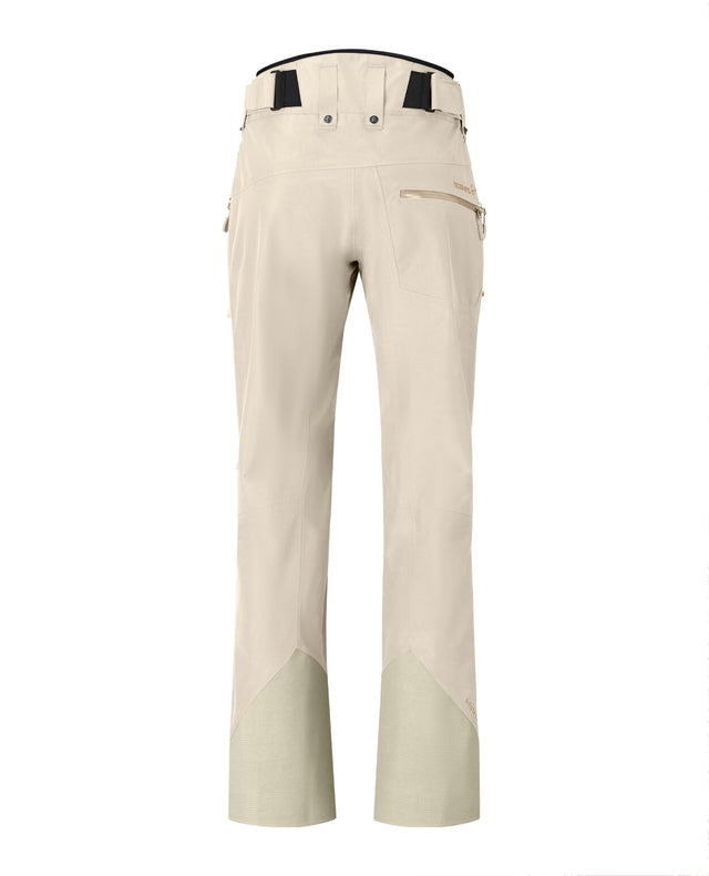 Norröna Women Lofoten Gore-Tex Insulated Pants - Oatmeal - Alpingaraget