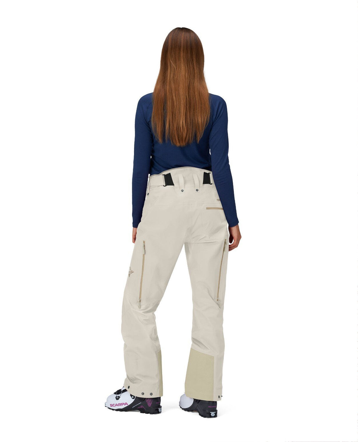 Norröna Women Lofoten Gore - Tex Pants - Oatmeal - Skidbyxor - Alpingaraget