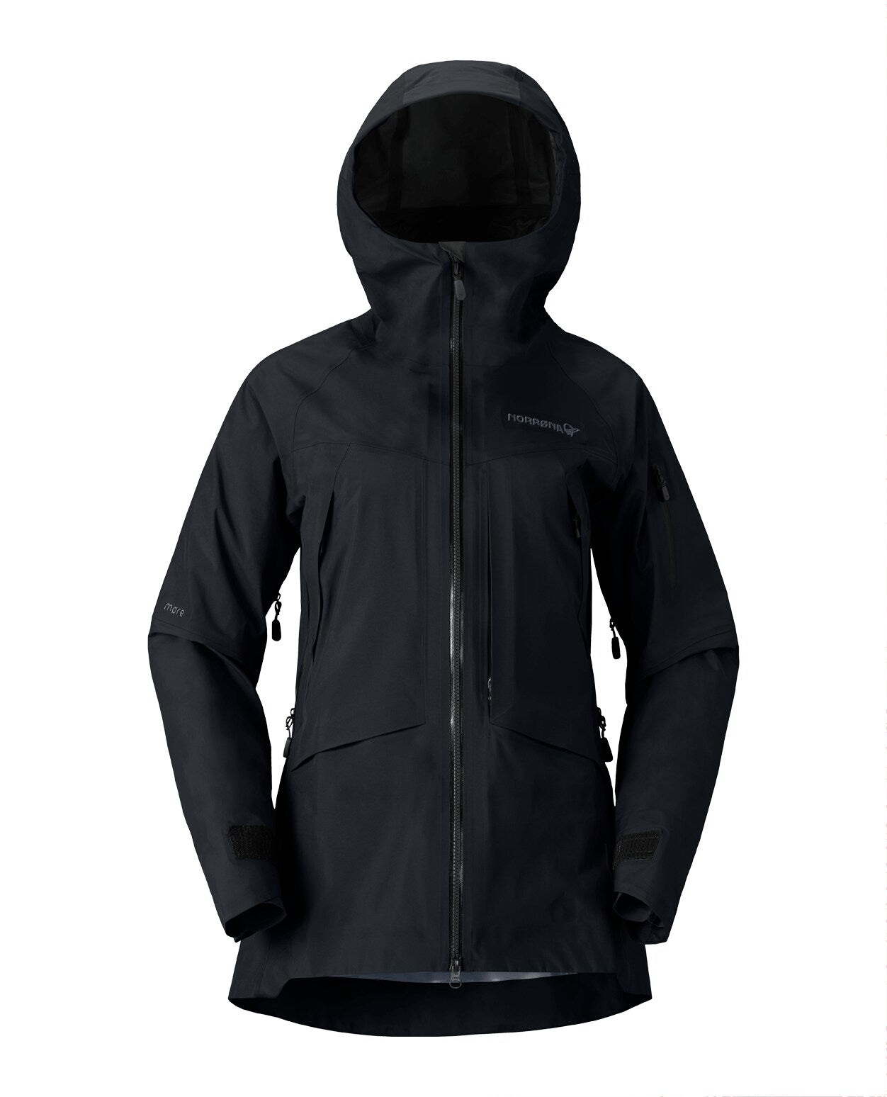 Norrøna Women Møre Gore-Tex Jacket – Caviar Black  Alpingaraget