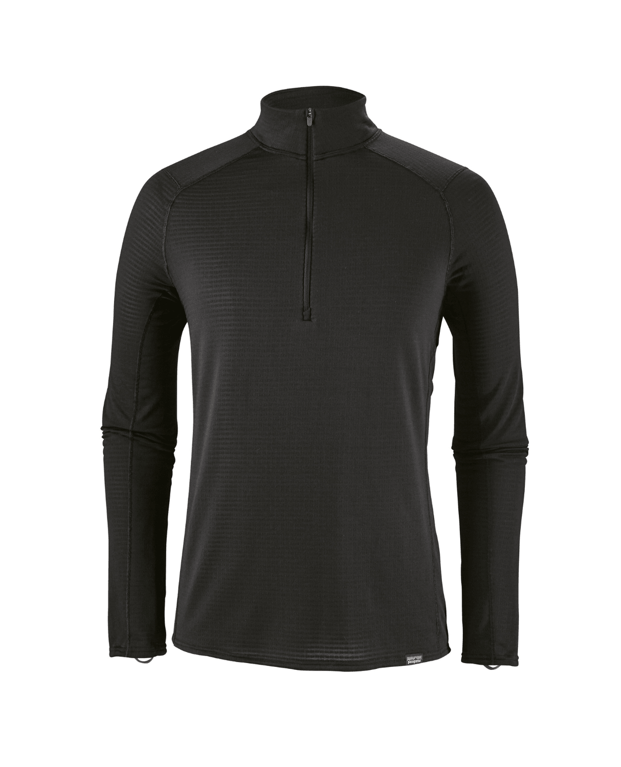 Patagonia Men Cap TW Zip Neck - Black - Mellanlager - Alpingaraget