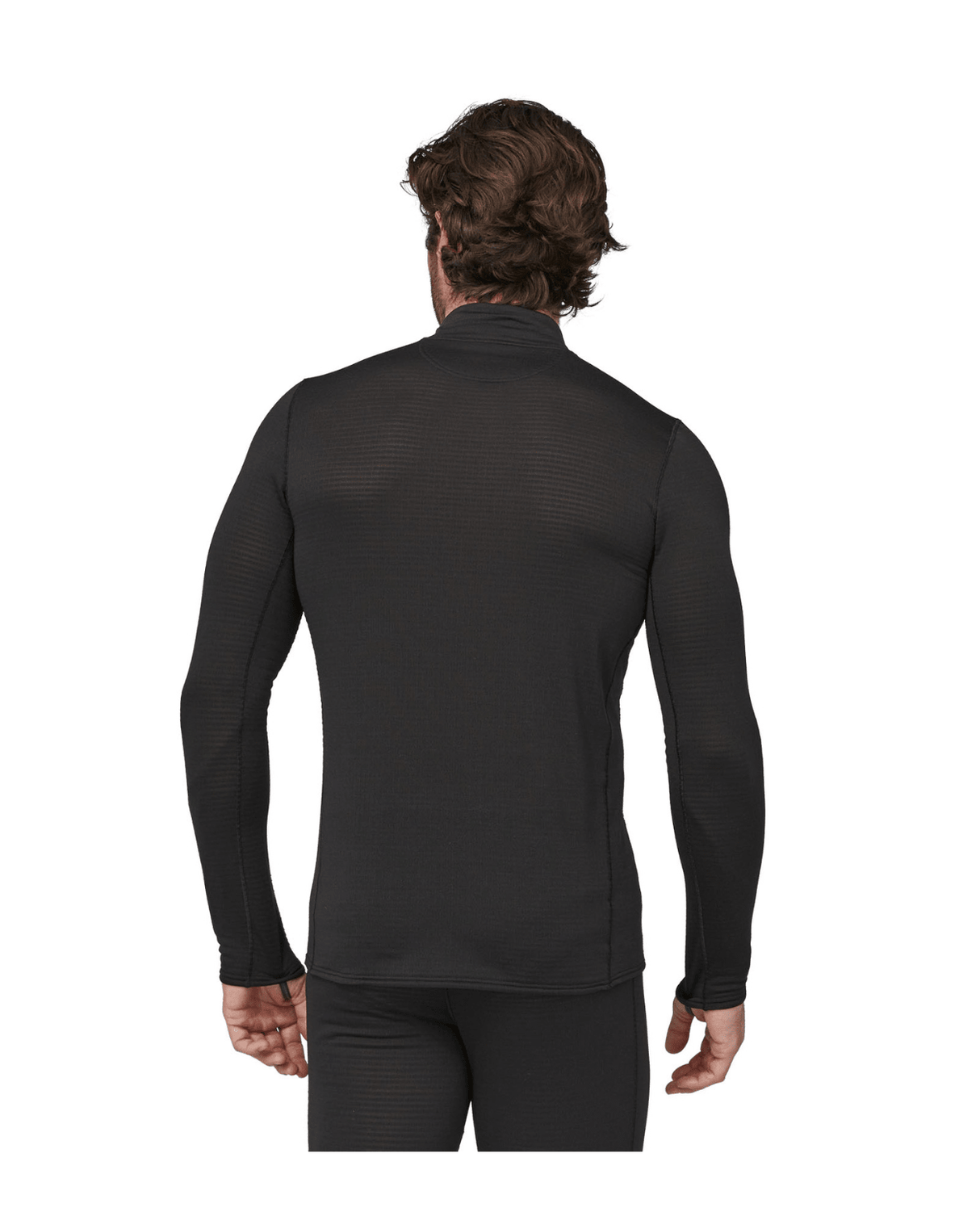 Patagonia Men Cap TW Zip Neck - Black - Mellanlager - Alpingaraget