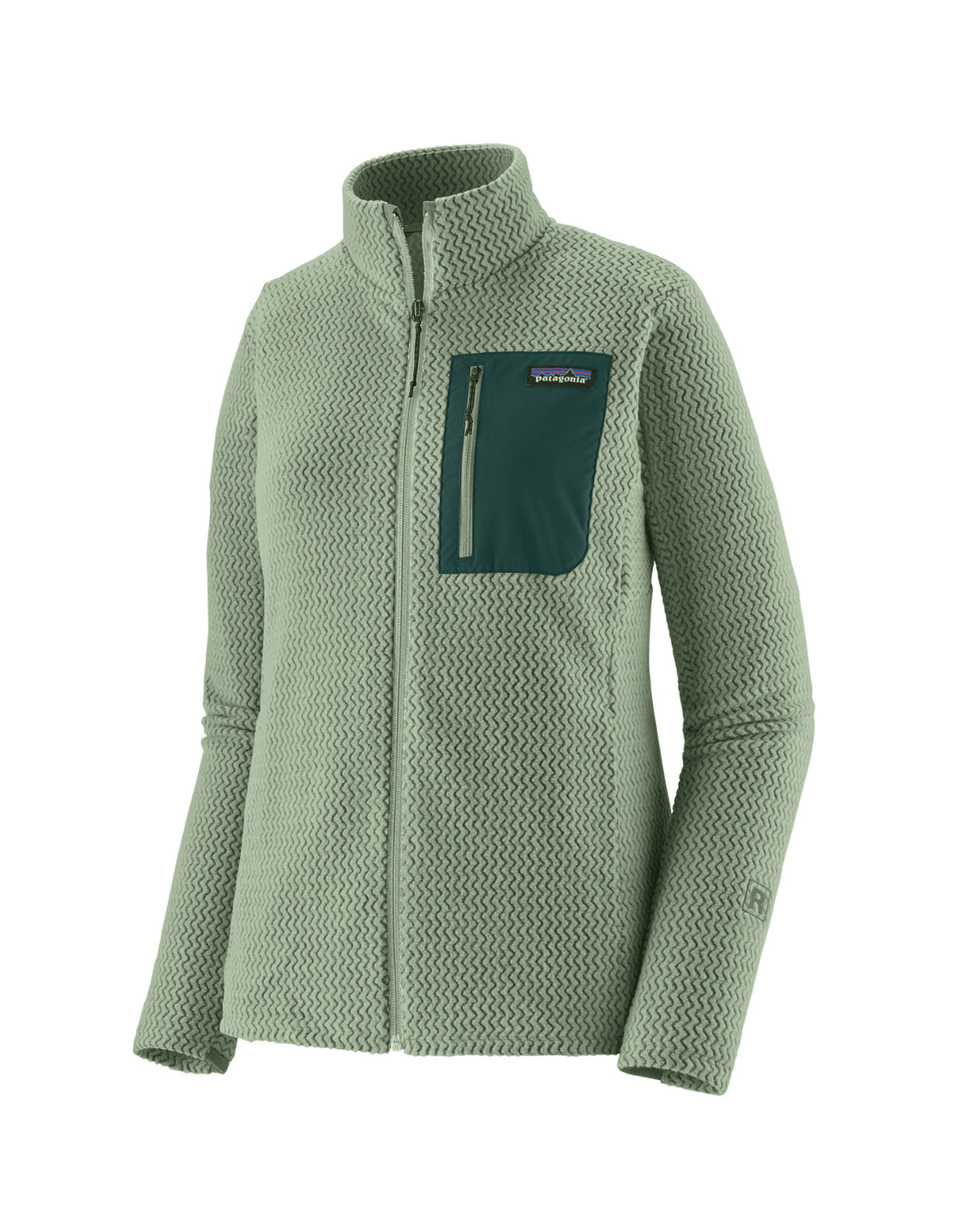 Patagonia Women R1 Air Jacket - Ellwood Green - Mellanlager - Alpingaraget