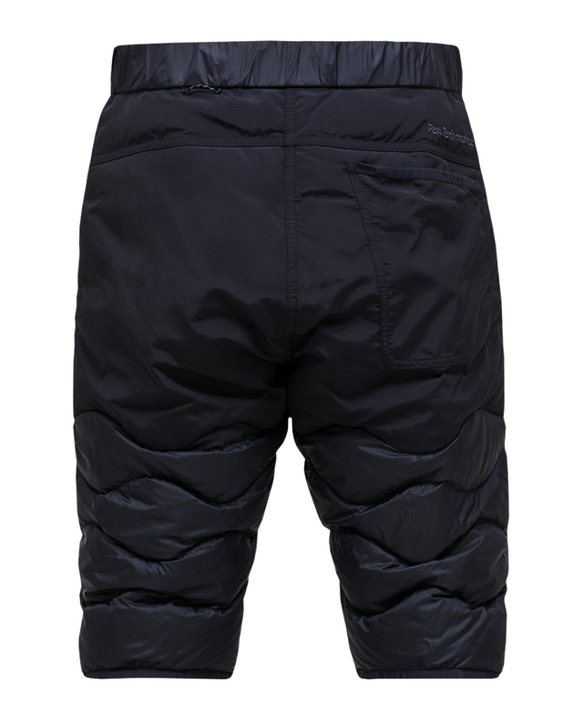 Peak Performance Men Helium Down Shorts - Black  Alpingaraget