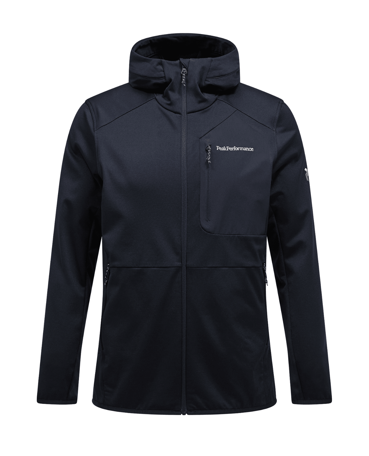 Peak Performance Men Utility Light Zip Hood - Black / Black - Mellanlager - Alpingaraget