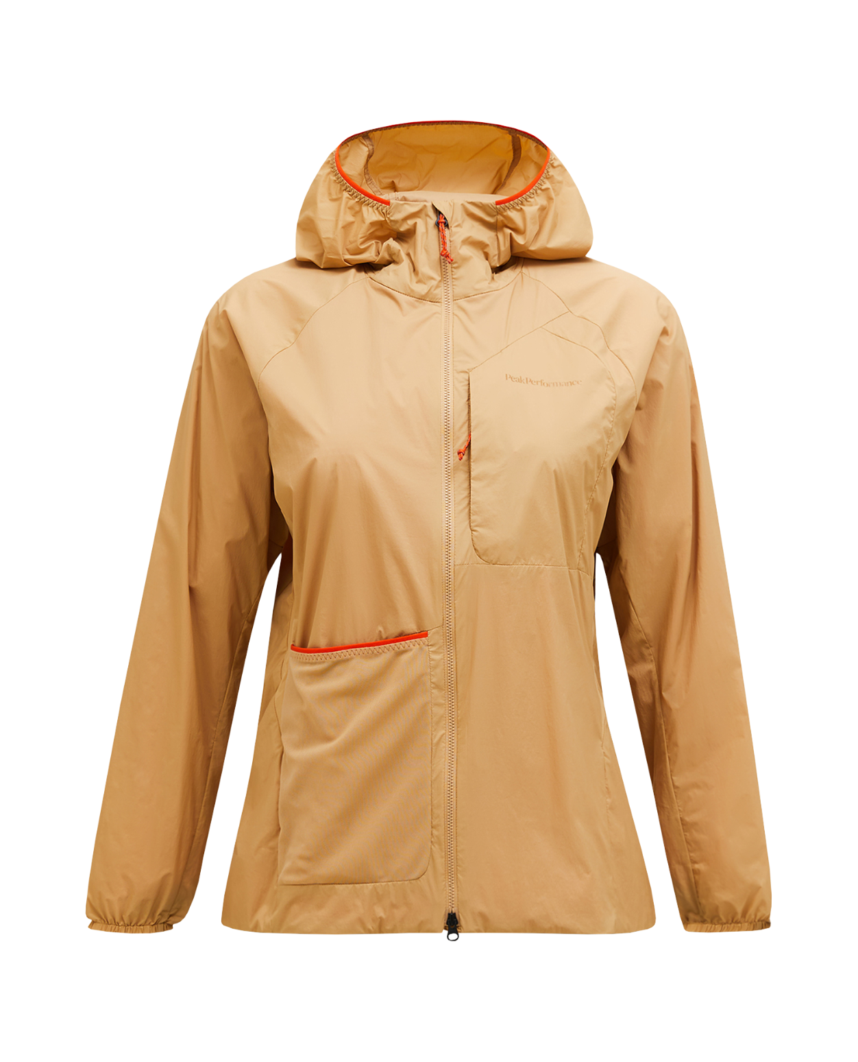 Peak Performance Women Freelight Alpha Jacket - Sierra Sand / Solar Burst  Alpingaraget