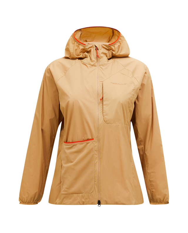 Peak Performance Women Freelight Alpha Jacket - Sierra Sand / Solar Burst  Alpingaraget