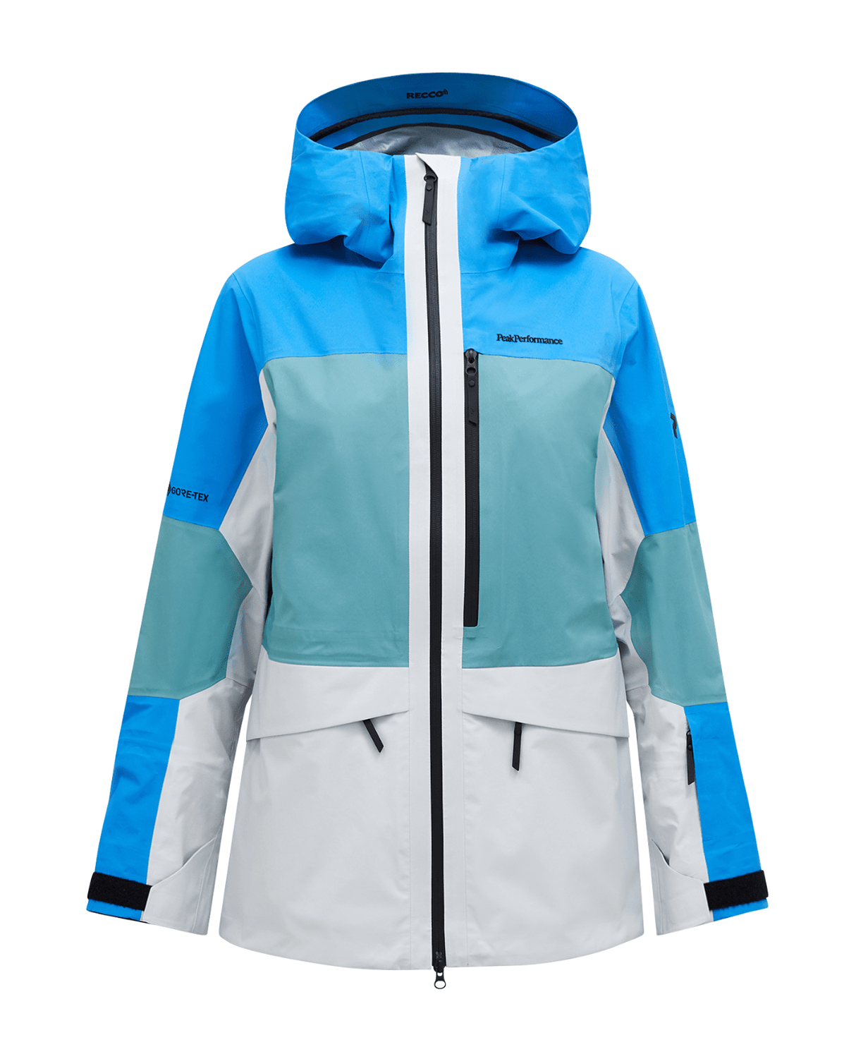 Peak Performance Women Gravity Gore - Tex 3L Jacket - Antarctica / Deluded Vision - Skidjackor - Alpingaraget