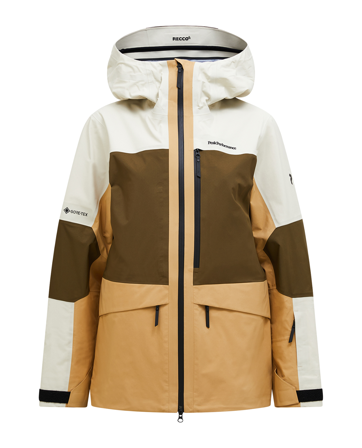 Peak Performance Women Gravity Gore-Tex 3L Jacket - Sierra Sand / Meadow Moss  Alpingaraget