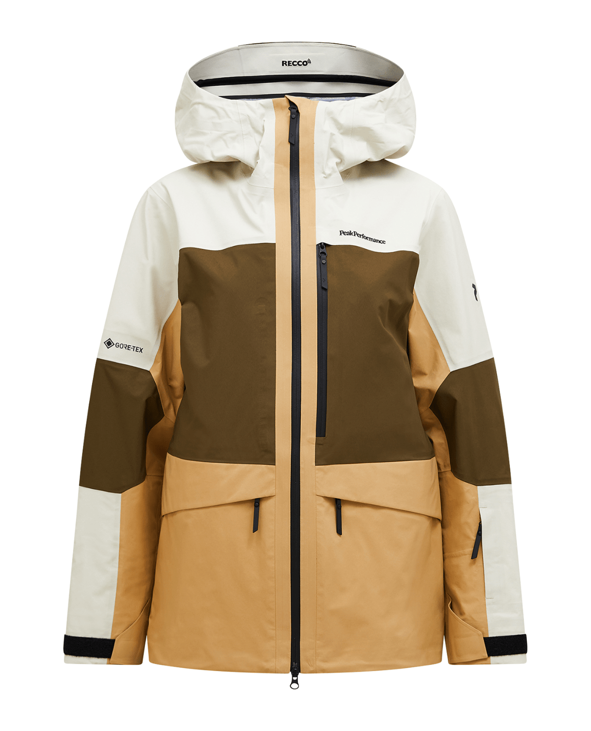 Peak Performance Women Gravity Gore - Tex 3L Jacket - Sierra Sand / Meadow Moss - Skidjackor - Alpingaraget