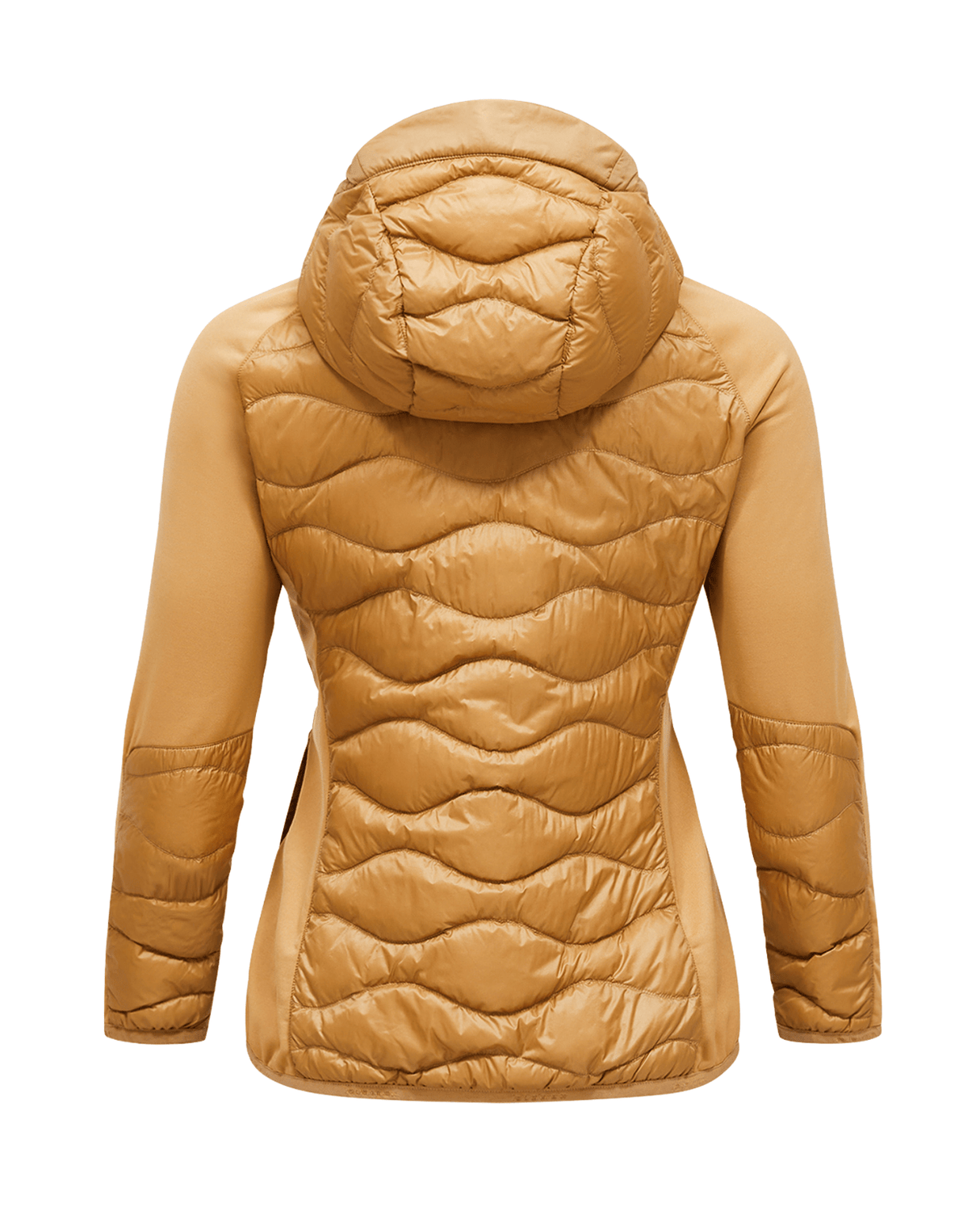 Peak Performance Women Helium Down Hybrid Hood - Sierra Sand - Skidjackor - Alpingaraget