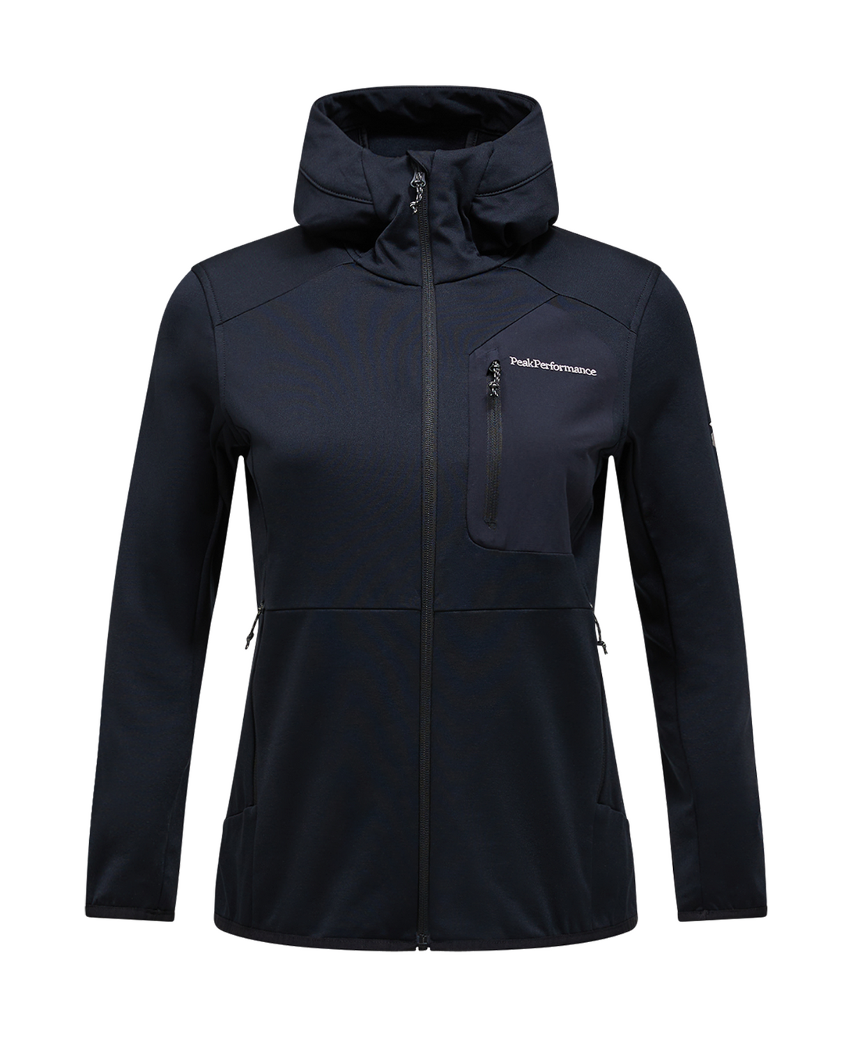 Peak Performance Women Utility Light Zip Hood - Black / Black Alpingaraget