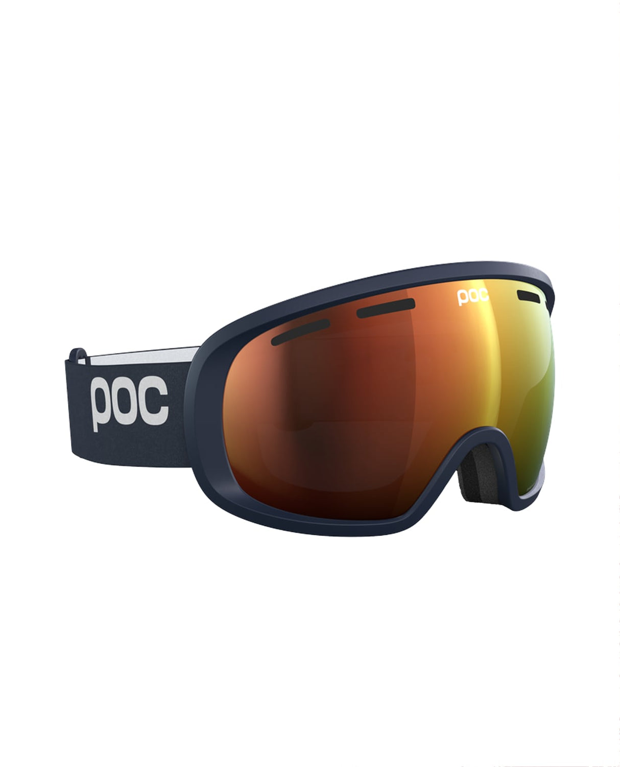 POC Fovea - Apatite Navy/Partly Sunny Orange Alpingaraget