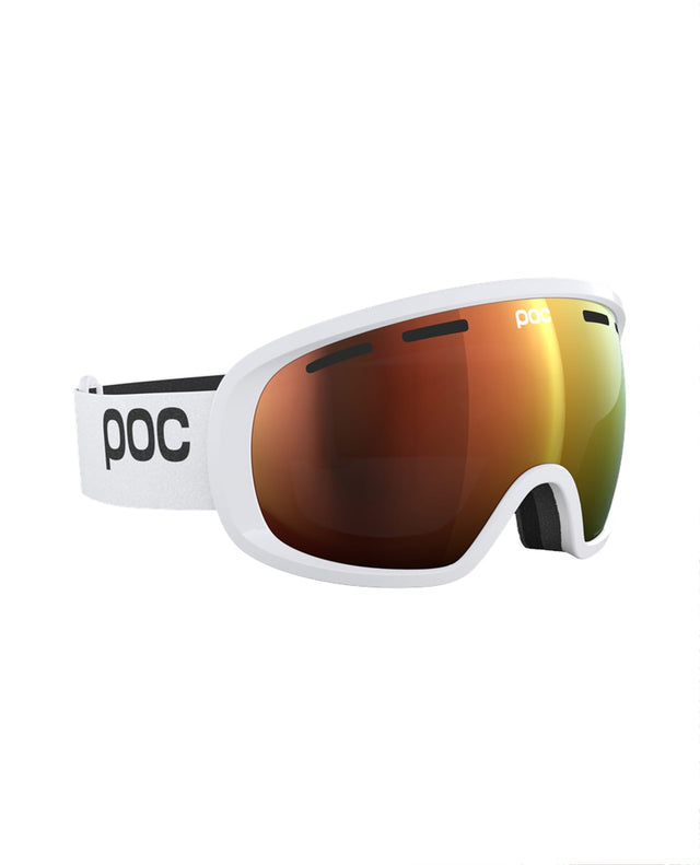 POC Fovea - Hydrogen White/Partly Sunny Orange