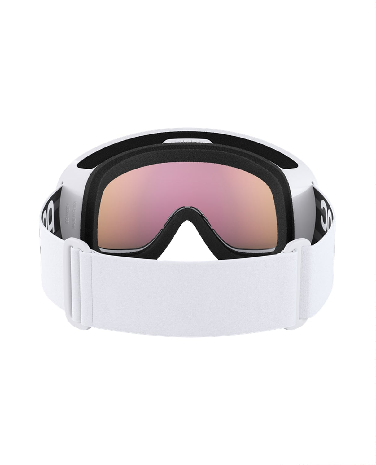 POC Fovea Mid - Hydrogen White/Partly Sunny Orange - Alpingaraget