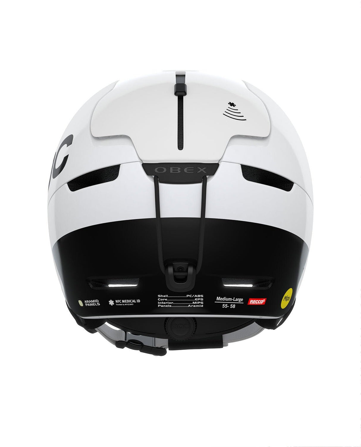 POC Obex BC Mips - Hydrogen White - Hjälmar - Alpingaraget