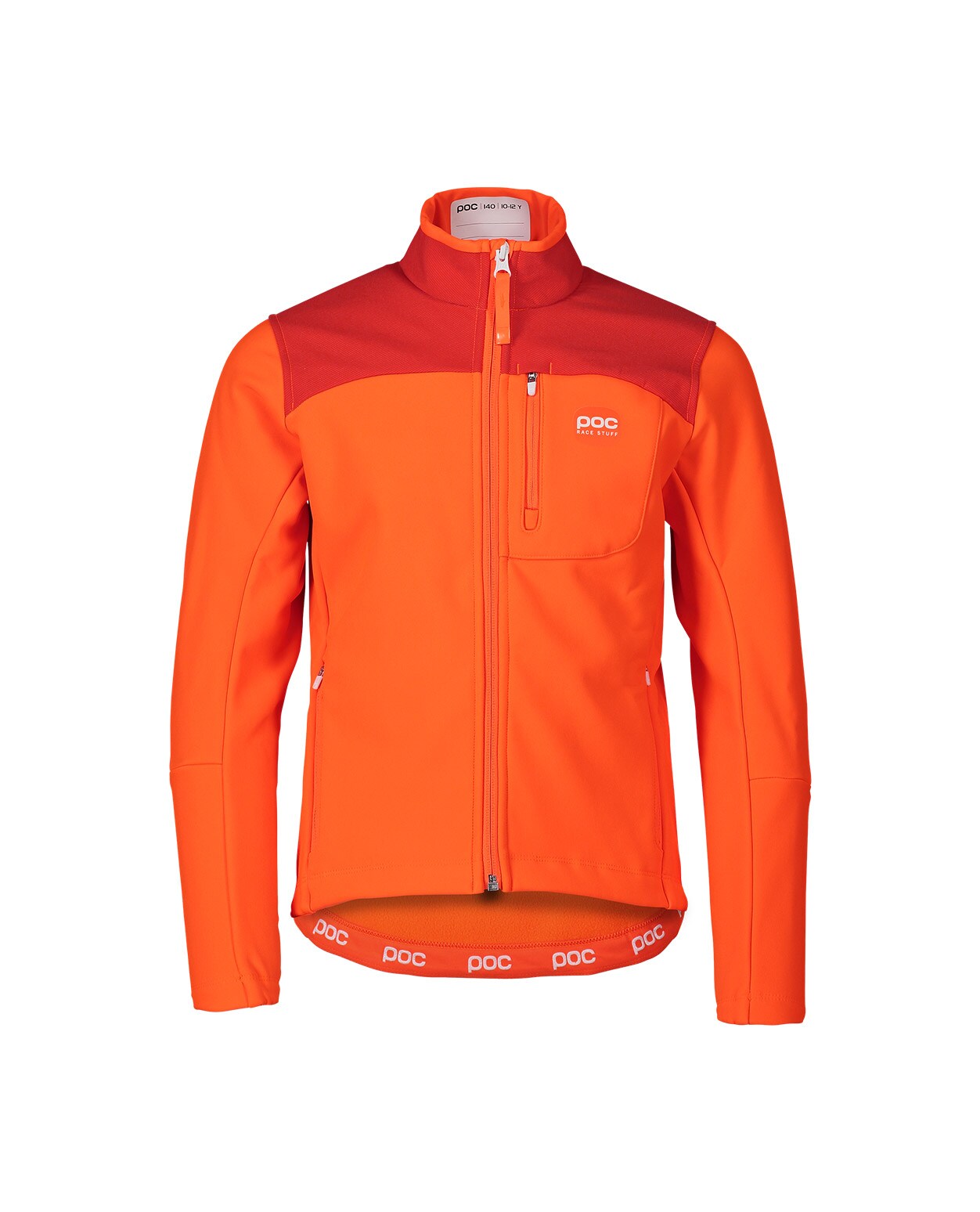 POC Race Jacket Junior - Fluorescent Orange - Alpingaraget