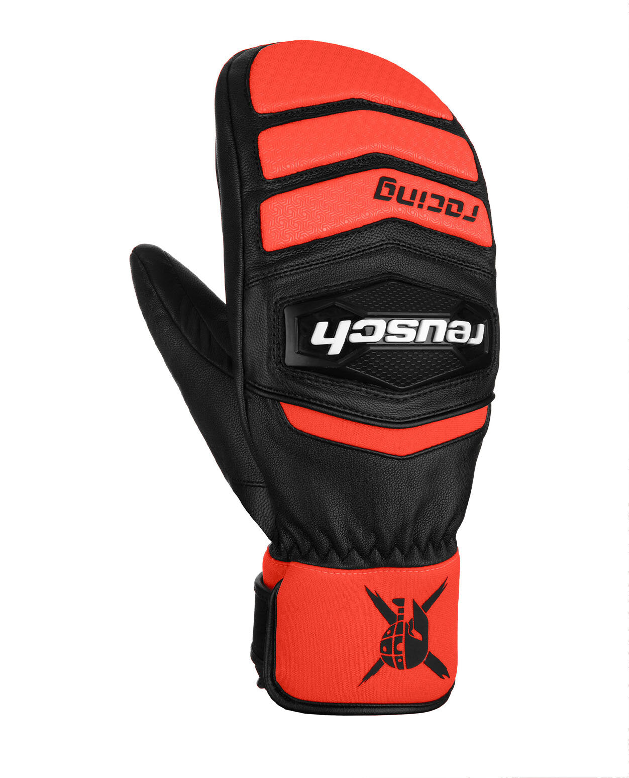 Reusch Worldcup Warrior Team Mitten - Black Fluo Red - Alpingaraget