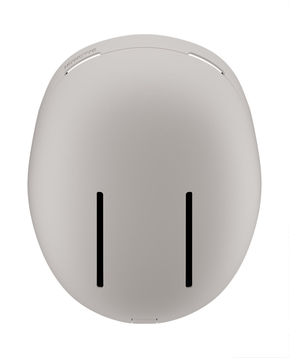 Salomon Brigade Index skidhjälm i Grey Violet, sedd uppifrån. Oval passform, finns i storlek S-L.