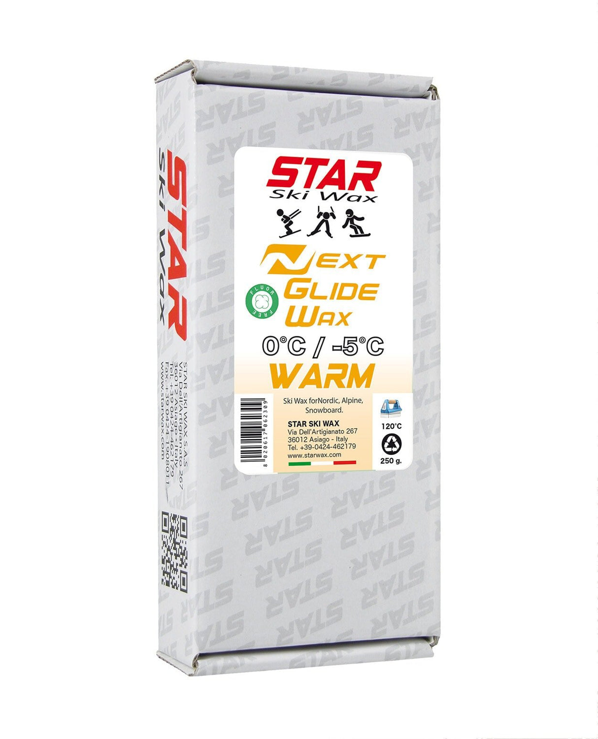 Star NEXT Glide Wax Warm 250 g 0/ - 5 C - Valla - Alpingaraget