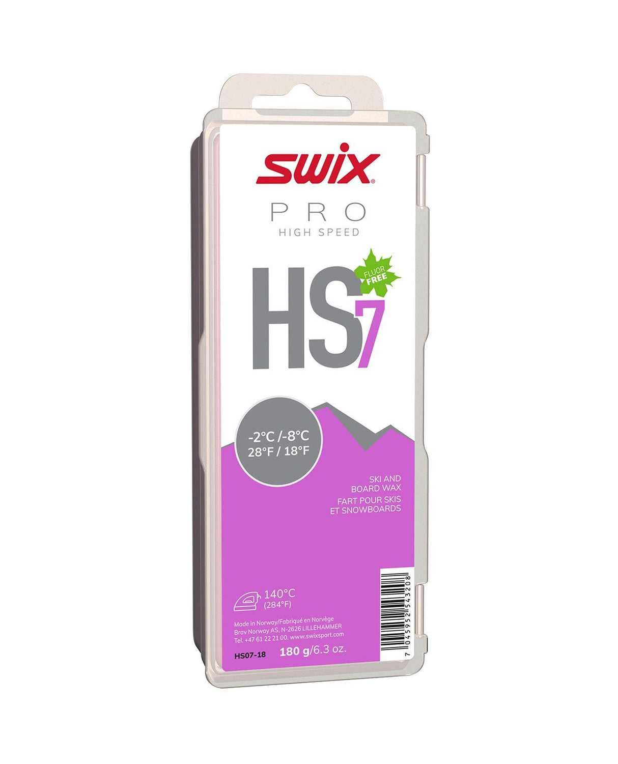 Swix HS7 Violet - 2°C/ - 8°C, 180g - Valla - Alpingaraget