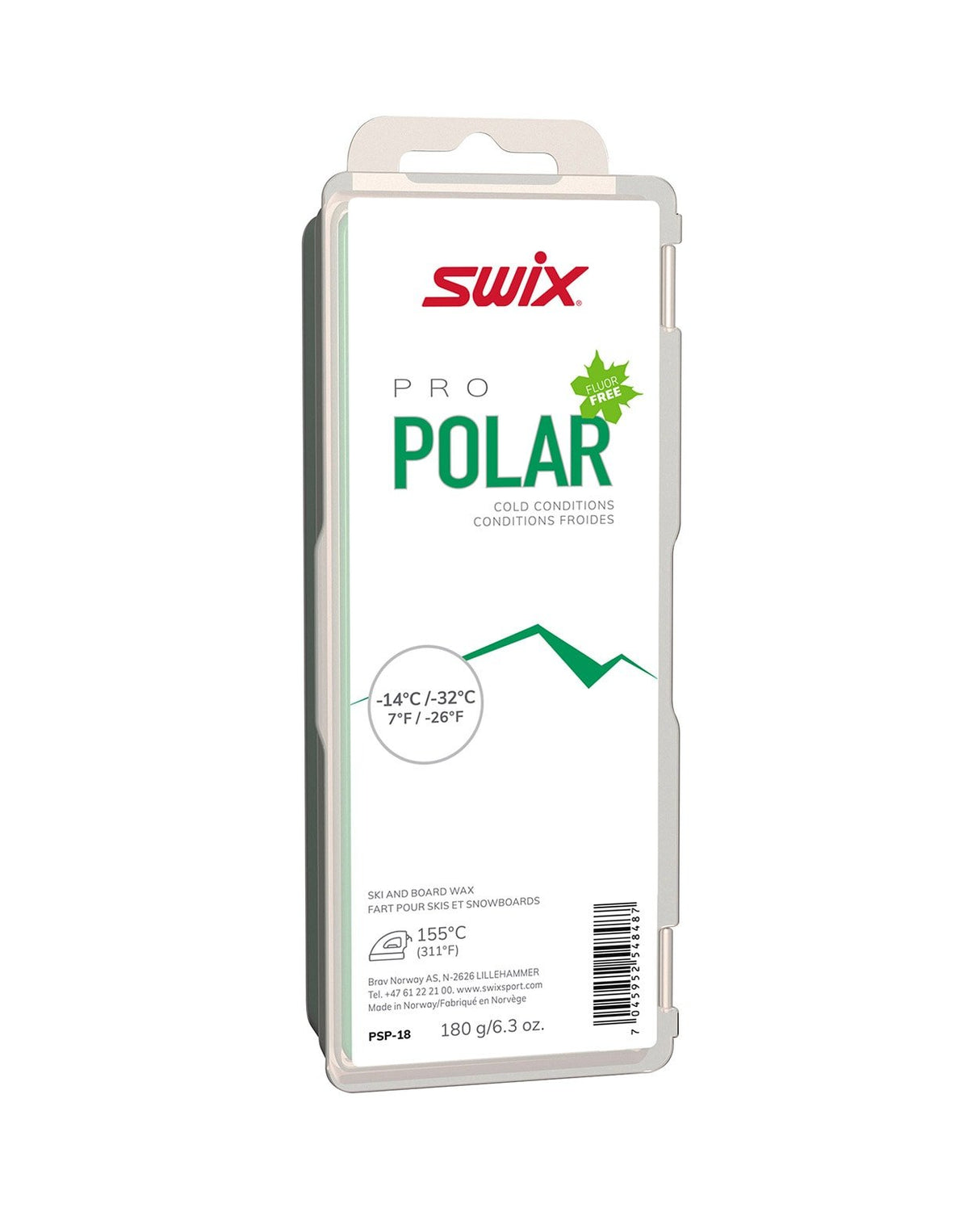 Swix PS Polar, - 14°C/ - 32°C, 180g - Valla - Alpingaraget