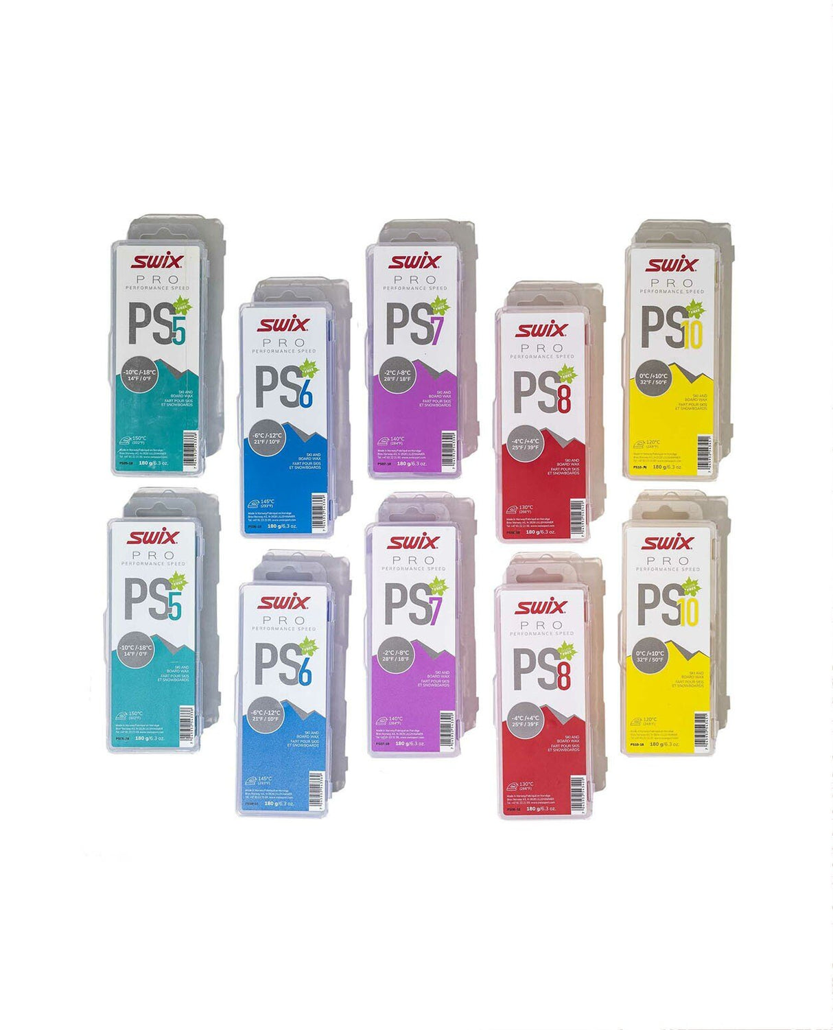 Swix PS5 Turquoise, - 10°C/ - 18°C, 180g - Valla - Alpingaraget