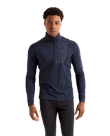 Arc'teryx Men Rho LT Zip Neck - Black Sapphire