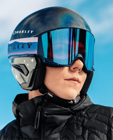 Oakley Flow Scape L - Mikeala Shiffrin Signature/ Prizm Sapphire & Prizm Iced