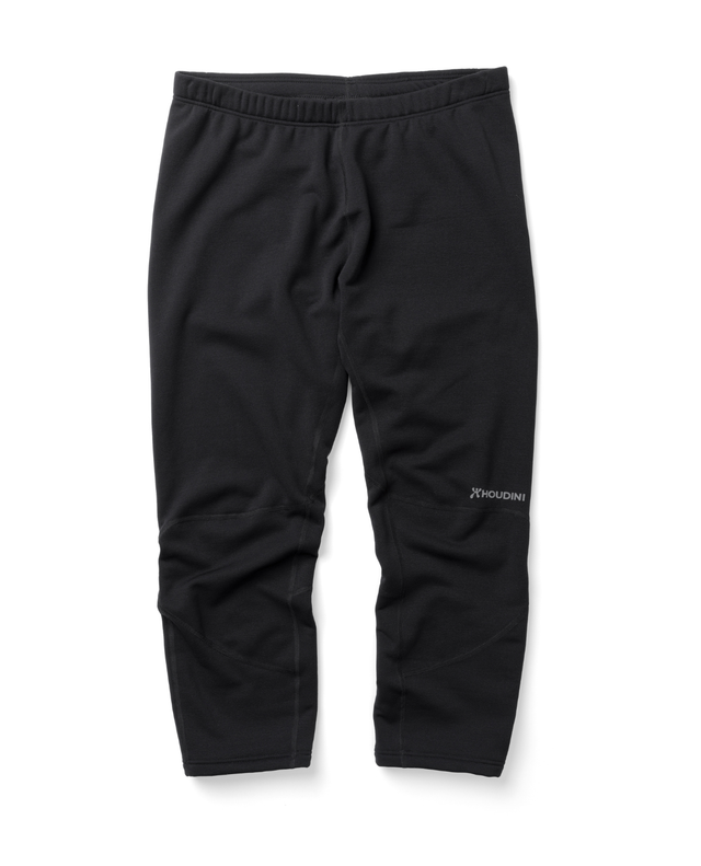 HOUDINI Mens Drop Knee Power Tights - True Black - Alpingaraget