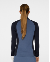 J.Lindeberg Women Nami Zip Mid Layer - JL Navy