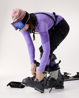 Arc'teryx Women Rho Zip Neck - Aster / Lt Iola - Alpingaraget