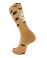 Mons Royale Unisex Atlas Merino Snow Sock Logo - Aoraki Lily Toffee
