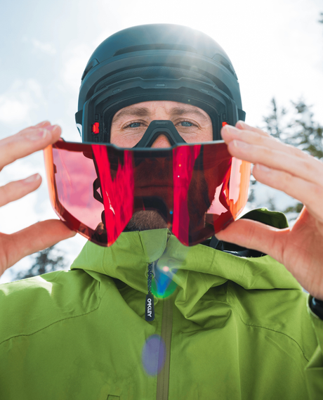 Oakley Line Miner Pro L - Matte White/ Prizm Sapphire & Prizm Iced - Alpingaraget