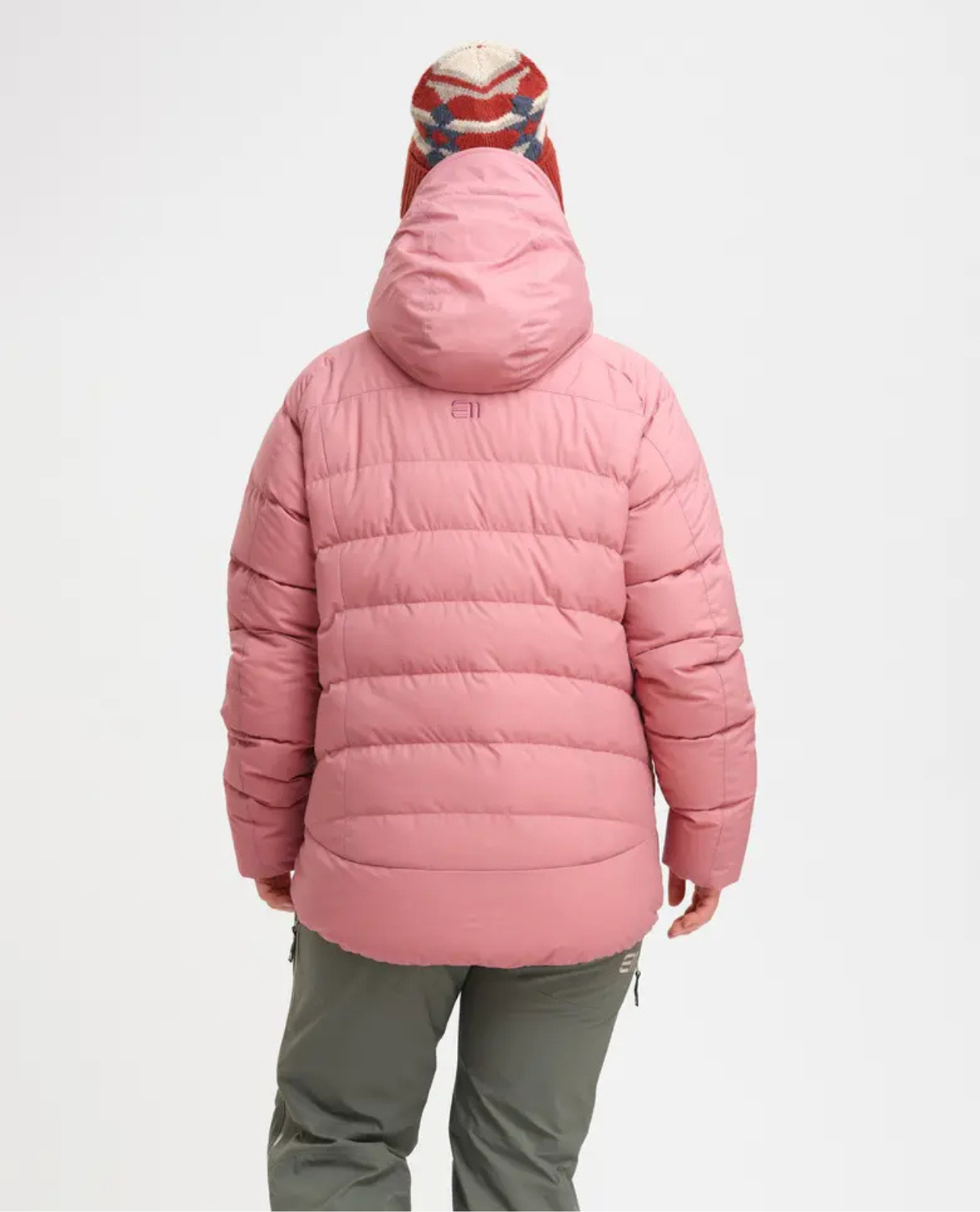 Elevenate Womens Combin Down Jacket - Dark Strawberry - Alpingaraget