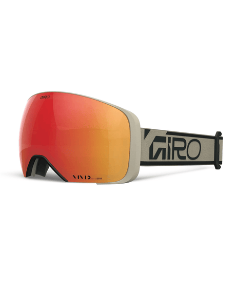 GIRO COMP - Stone Wordmark/Vivid Ember/Vivid Infrared - Goggles - Alpingaraget
