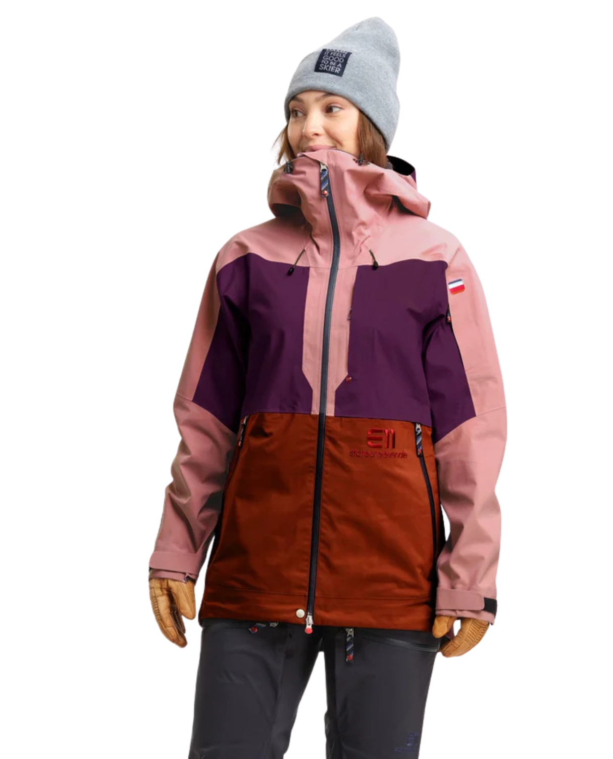 Elevenate Womens Pure 100 Jacket - Aubergine