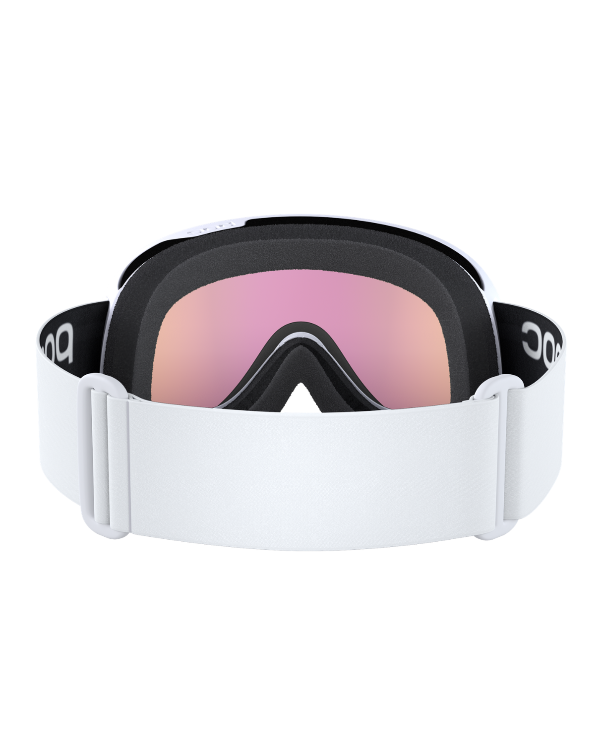 POC Retina Mid - Hydrogen White/Partly Sunny Orange - Alpingaraget