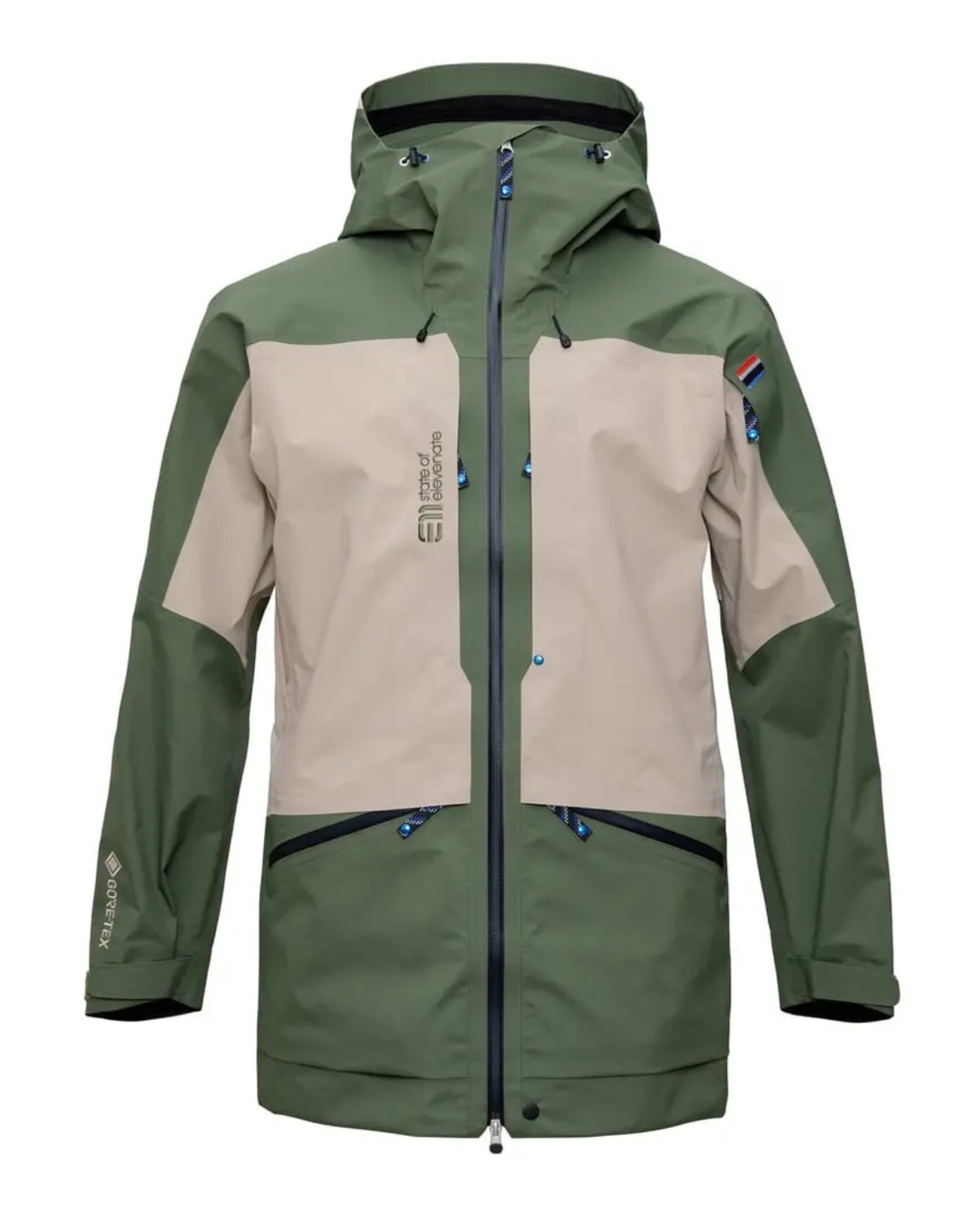 Elevenate Mens Pure 100 Jacket - Bronze Green - Alpingaraget