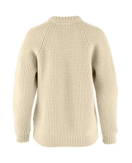 Fjällräven Övik Waffle Knit Women - Light Beige - Alpingaraget