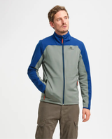 Elevenate Mens Skiers Fleece Zip - Gray Green - Alpingaraget
