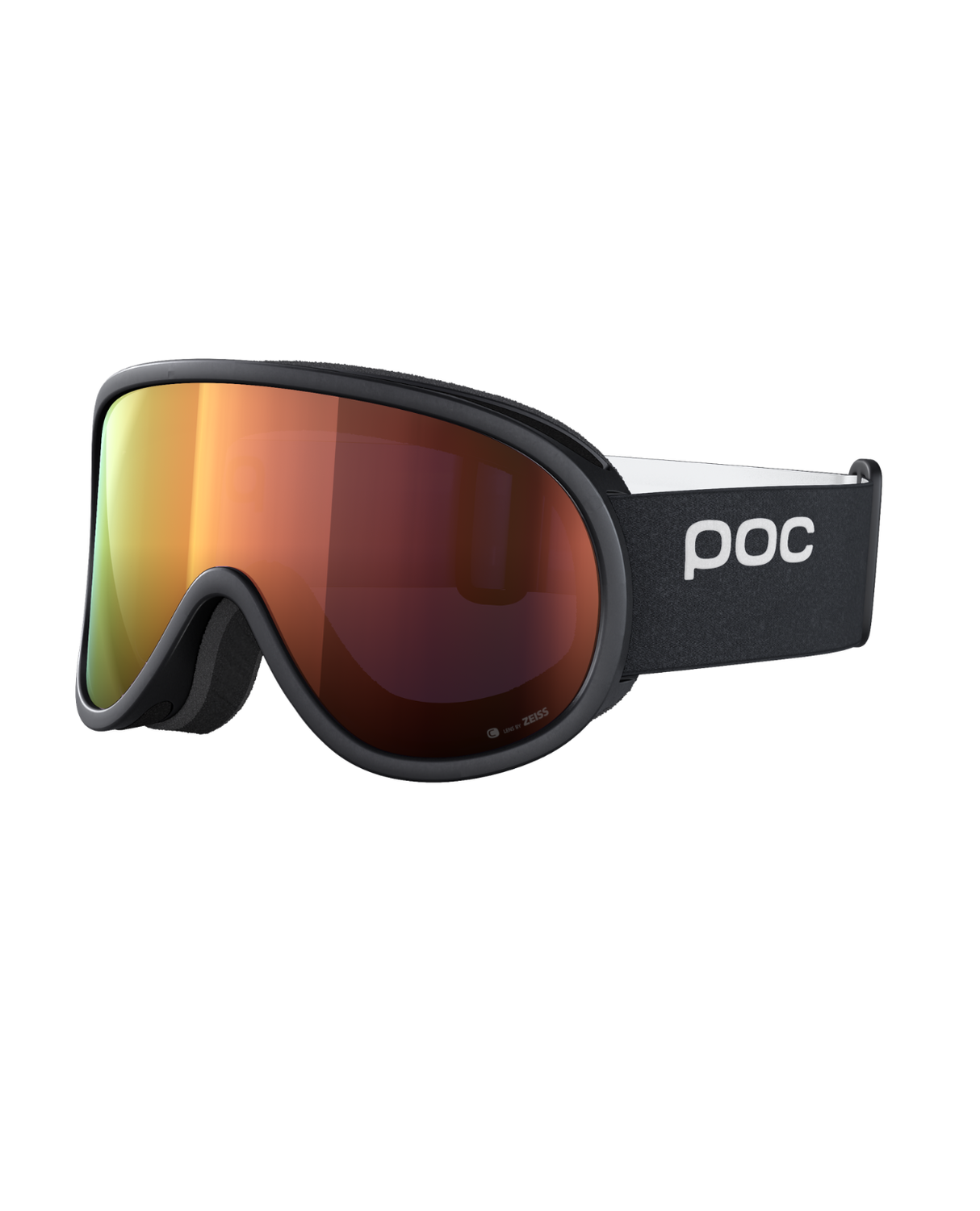POC Retina Mid - Uranium Black/Partly Sunny Orange - Alpingaraget