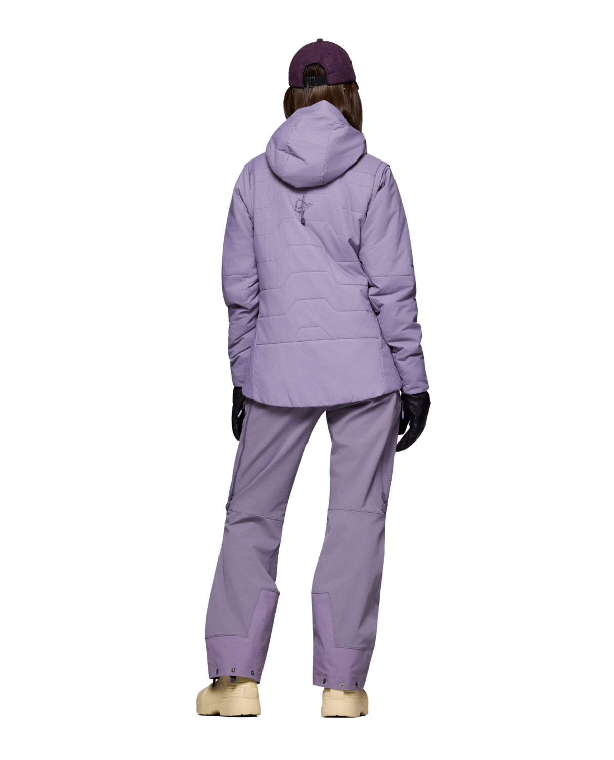 Norröna Women møre thermo60 aero100 Jacket - Purple Sage - Alpingaraget