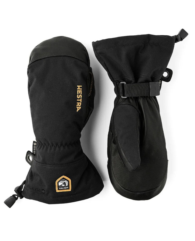 HESTRA Army Leather Gore-Tex Mitt - Black/Black - Alpingaraget