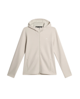 J.Lindeberg Women Aerialle Zip Hood - Moonbeam