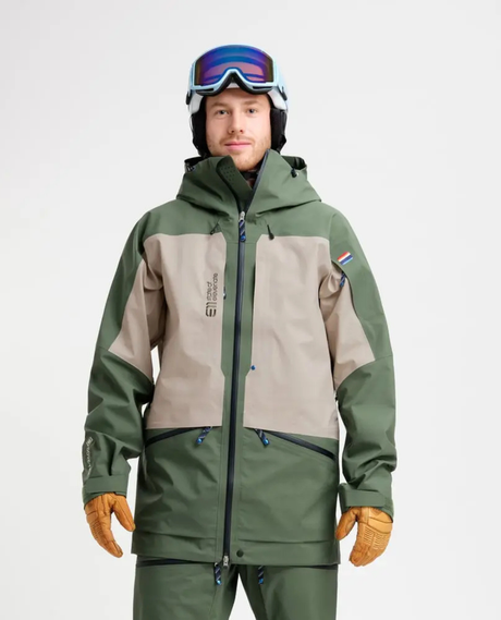 Elevenate Mens Pure 100 Jacket - Bronze Green - Alpingaraget