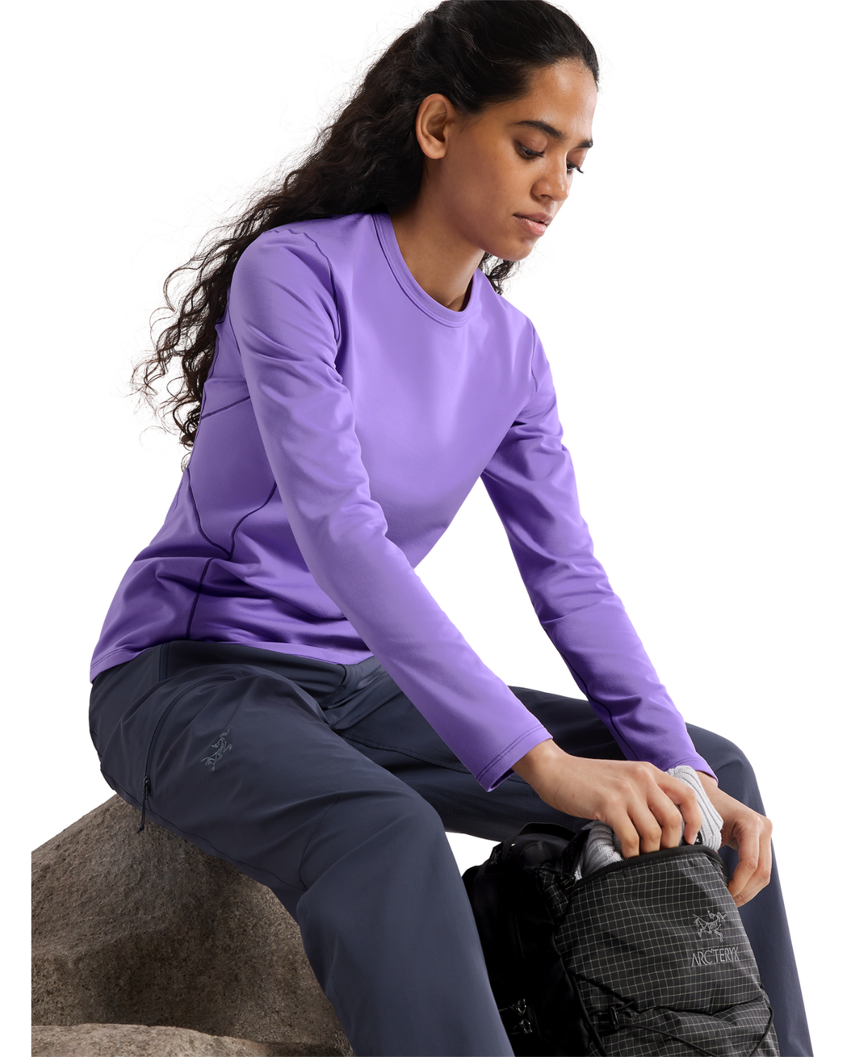 Arc'teryx Women Rho Crew - Aster