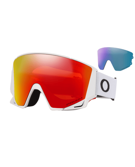 Oakley Flow Scape M - Matte White/ Prizm Torch & Prizm Iced - Goggles - Alpingaraget