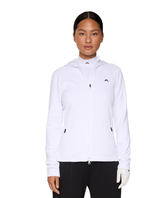 J.Lindeberg Women Aerialle Zip Hood - White